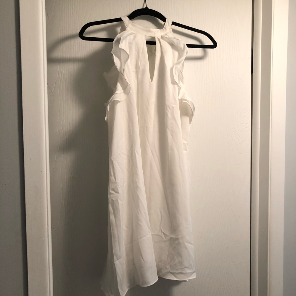 NWT Francesca’s ruffle LWD